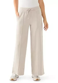Fleece High Rise Wide Leg Pants