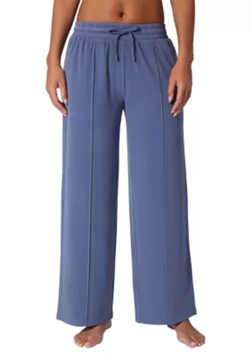 Fleece High Rise Wide Leg Pants