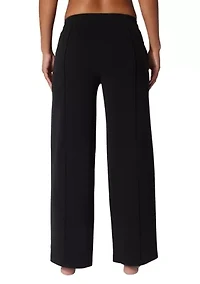 Fleece High Rise Wide Leg Pants