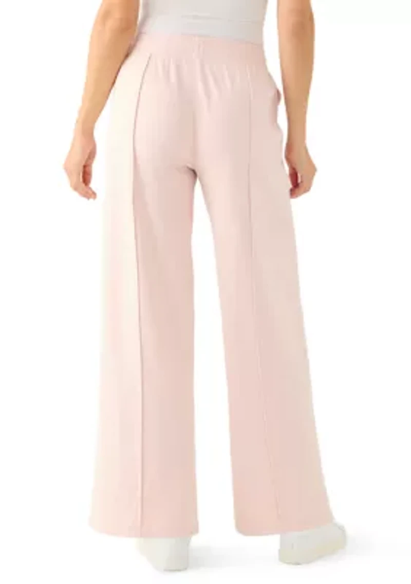 Fleece High Rise Wide Leg Pants