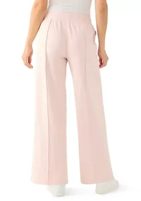 Fleece High Rise Wide Leg Pants