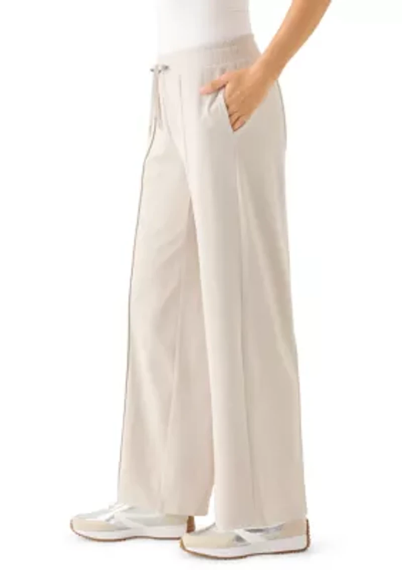 Fleece High Rise Wide Leg Pants