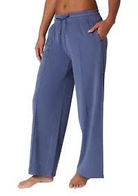 Fleece High Rise Wide Leg Pants