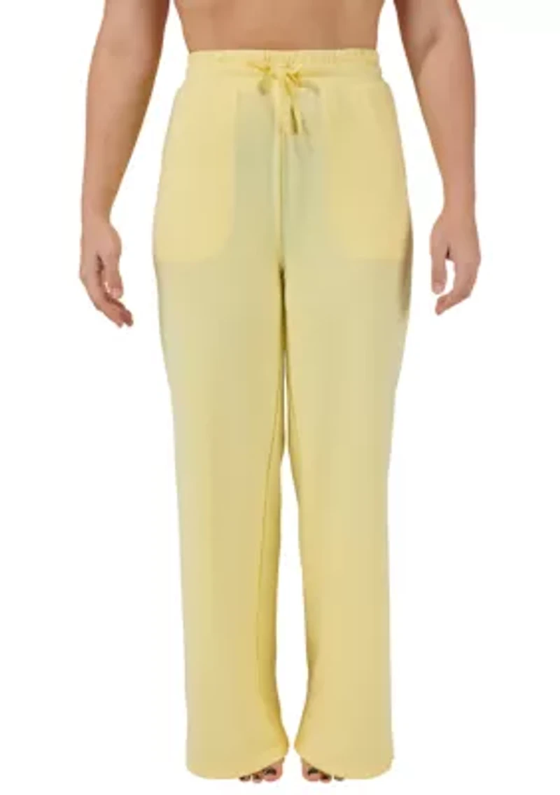 Women's Brushed All Day Terry Wide Leg Sweatpants