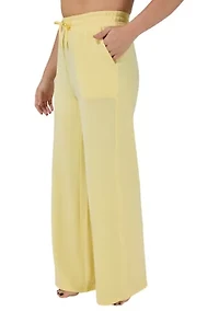 Women's Brushed All Day Terry Wide Leg Sweatpants