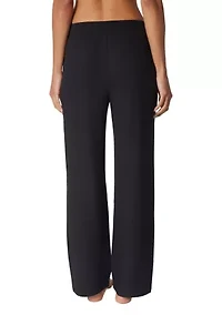 Women's Scuba Ribbed Knit Straight Leg Pants