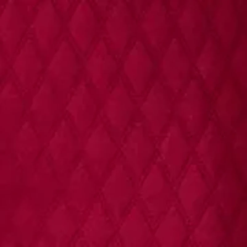 Diamond Quilted Jogger Pants with Pockets