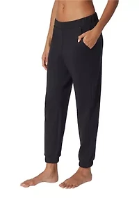 Women's Scuba Joggers with Faux Fly Back