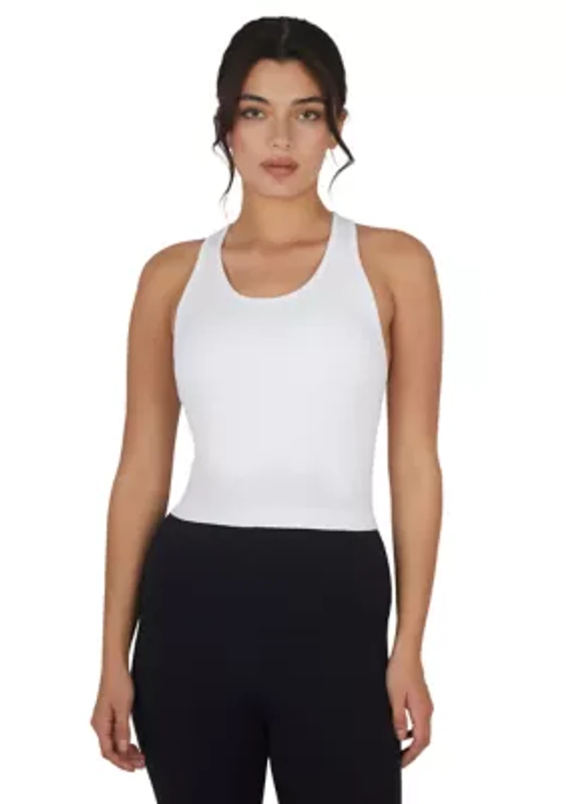 Ribbed Seamless Nicola Crop Tank Top