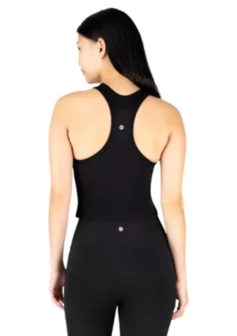 Ribbed Seamless Nicola Crop Tank Top