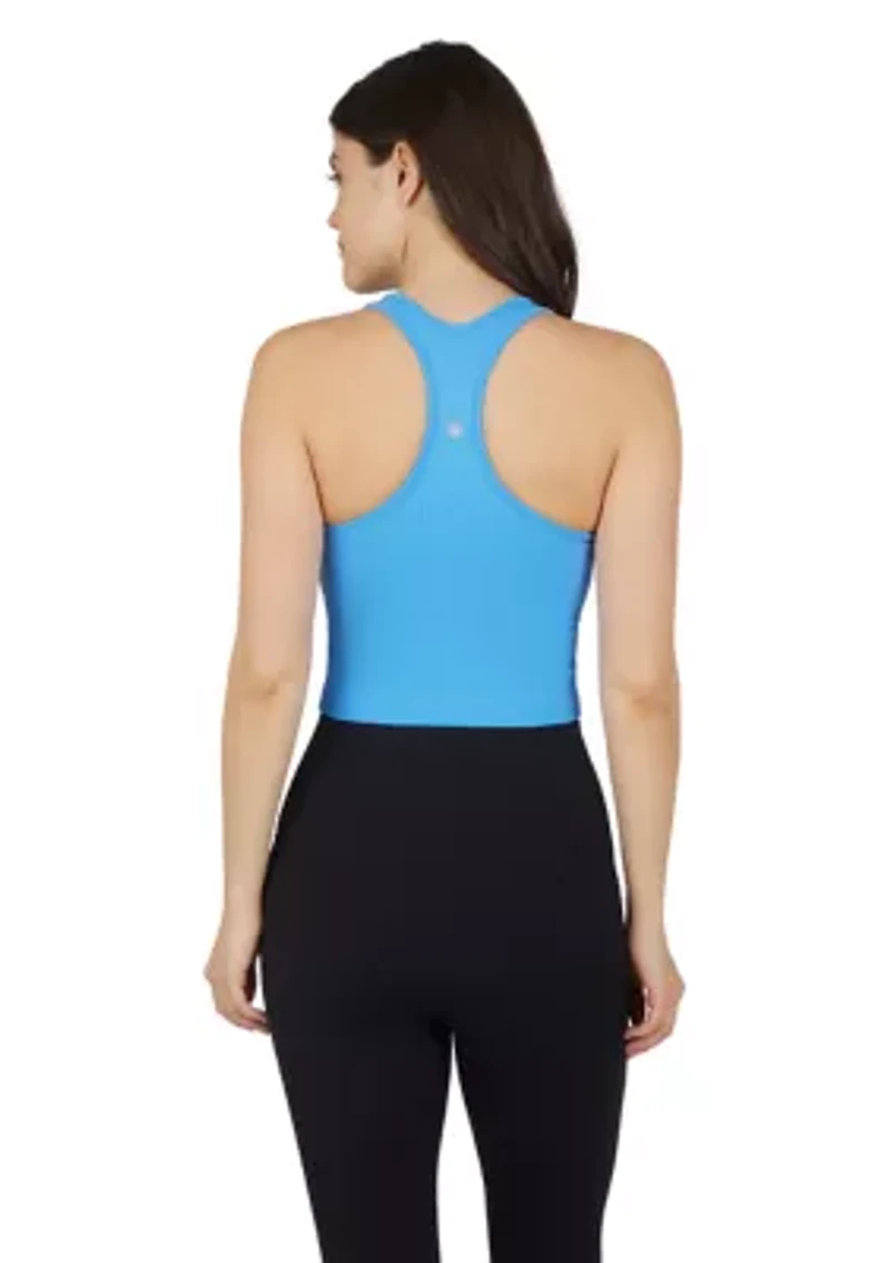 Ribbed Seamless Nicola Crop Tank Top