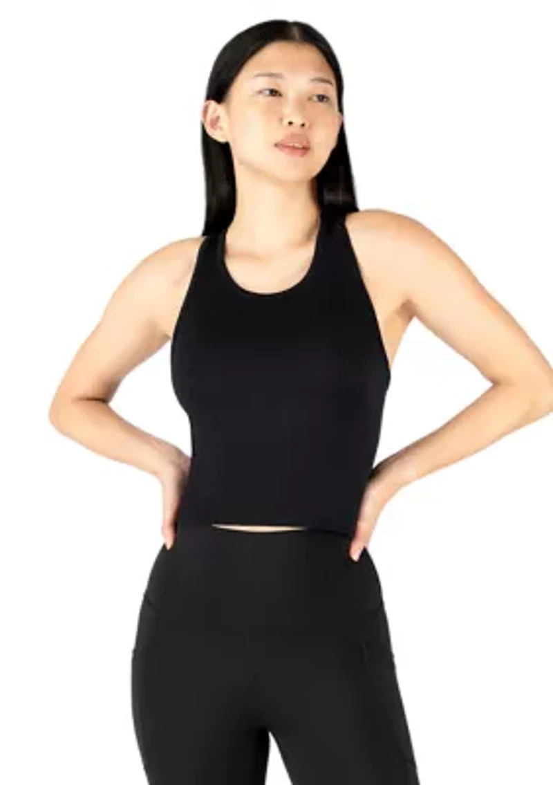 Ribbed Seamless Nicola Crop Tank Top