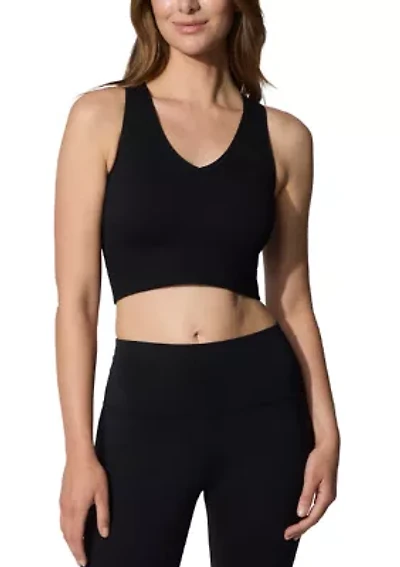 Women's Ribbed Seamless Hi-Line Tank Top