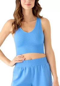 Women's Ribbed Seamless Hi-Line Tank Top