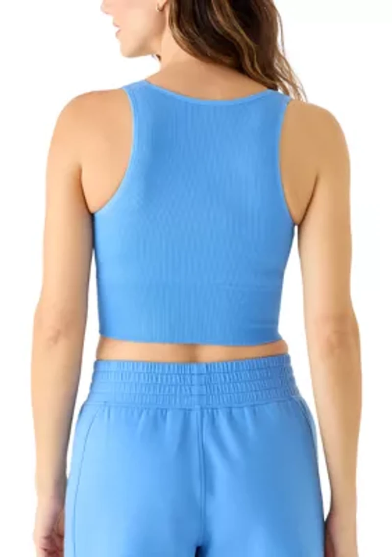 Women's Ribbed Seamless Hi-Line Tank Top