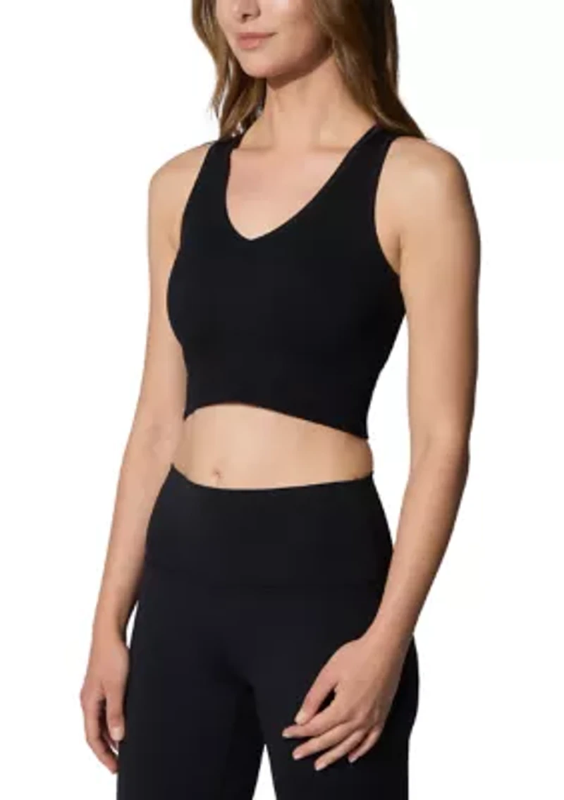 Women's Ribbed Seamless Hi-Line Tank Top