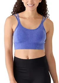 Women's Seamless Zipper Bra Top - 2-Pack