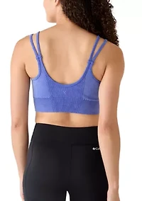 Women's Seamless Zipper Bra Top - 2-Pack