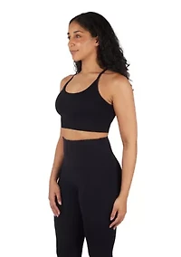 Seamless Bra with Strappy Back