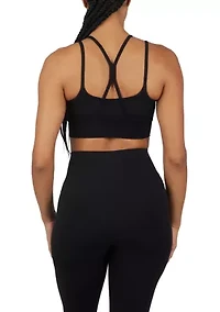 Women's Ribbed Seamless Lively Double Lay Bra