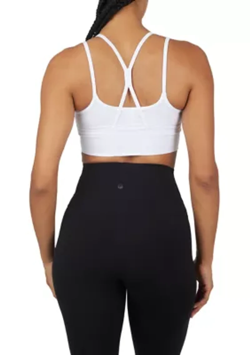 Women's Ribbed Seamless Lively Double Lay Bra