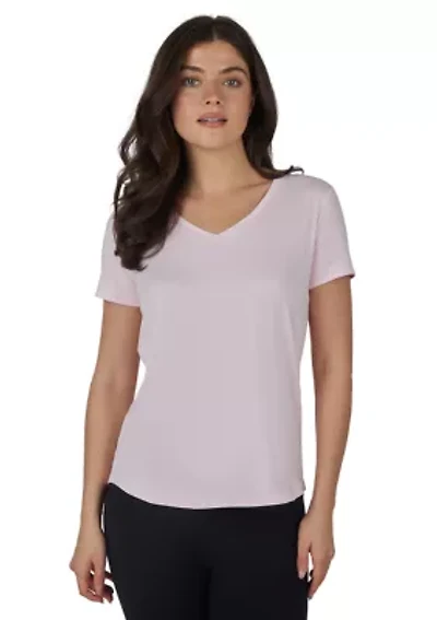 Women's Solid V-Neck T-Shirt