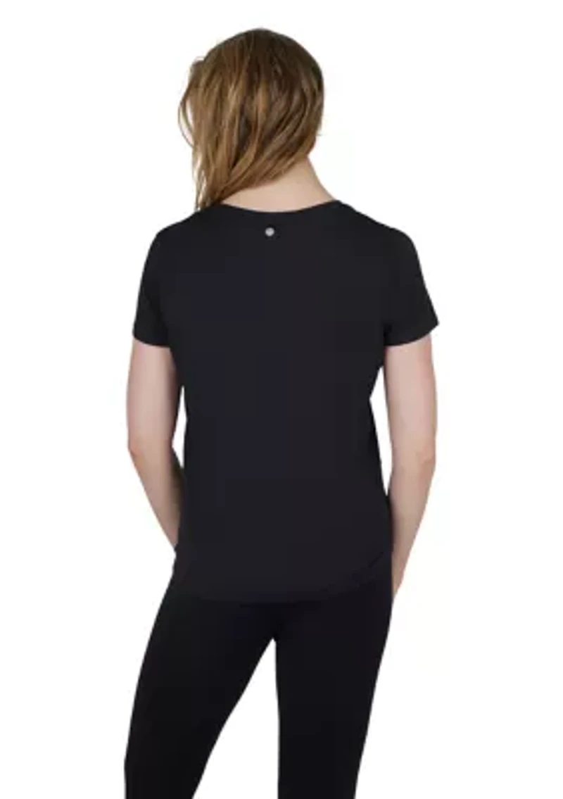 Women's Solid V-Neck T-Shirt