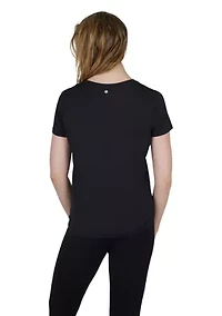 Women's Solid V-Neck T-Shirt