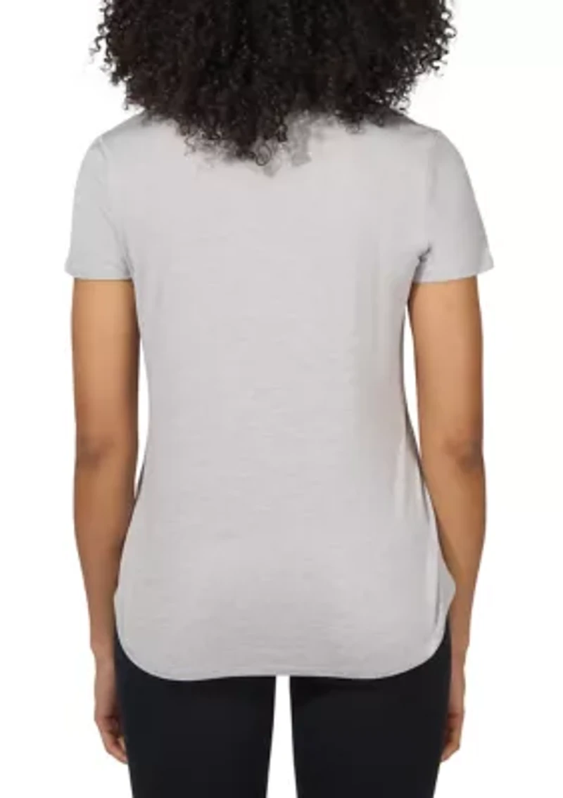 Women's Solid V-Neck T-Shirt