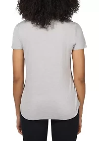 Women's Solid V-Neck T-Shirt