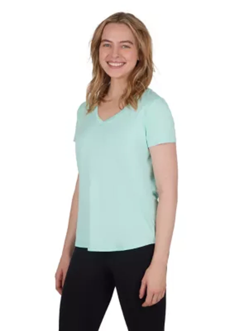 Women's Solid V-Neck T-Shirt