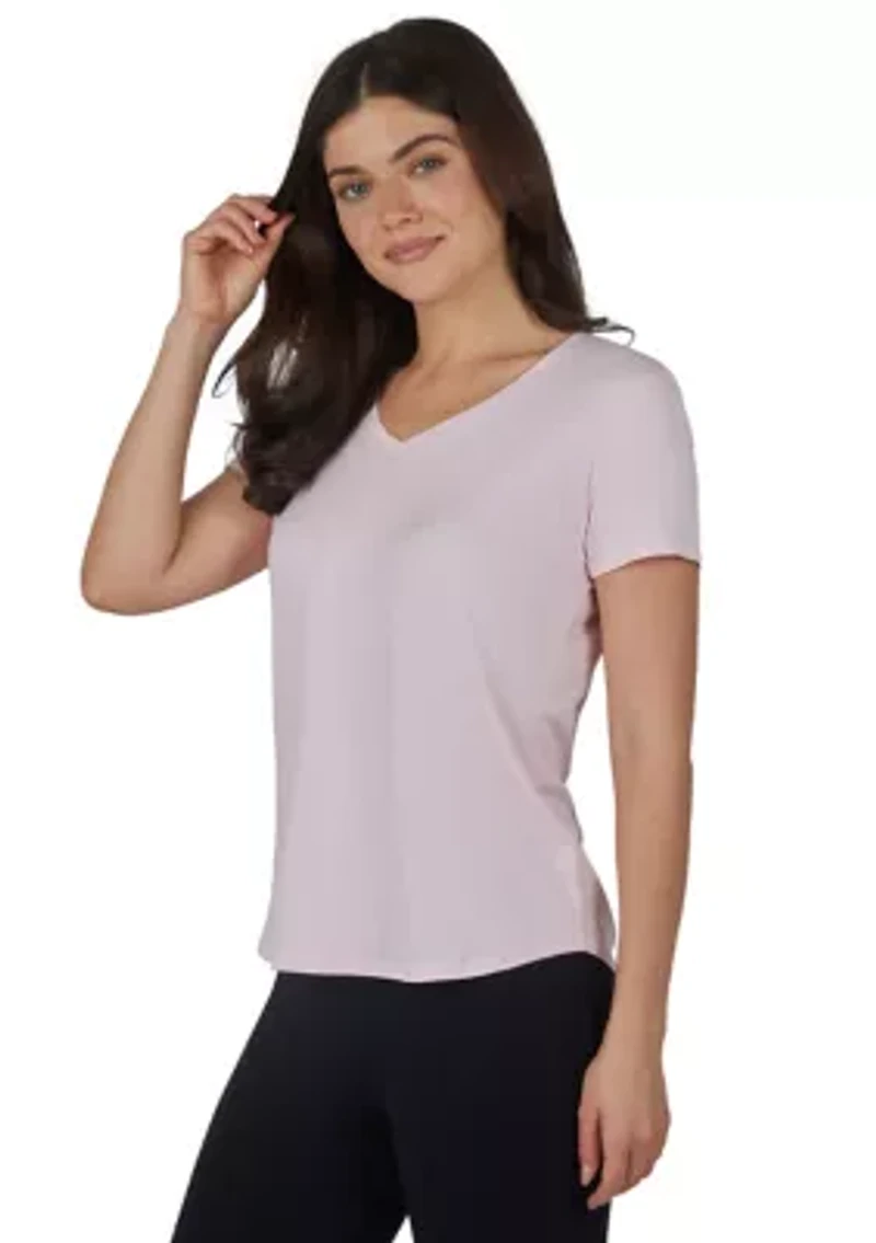 Women's Solid V-Neck T-Shirt