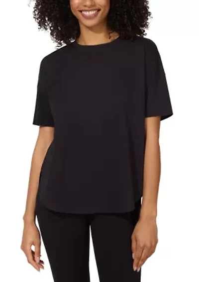 Women's Cotton Jersey Bedford Short Sleeve Shirt