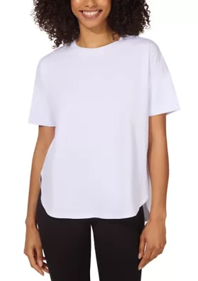 Women's Cotton Jersey Bedford Short Sleeve Shirt