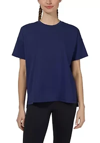Women's Textured Hi Low T-Shirt