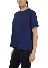 Women's Textured Hi Low T-Shirt