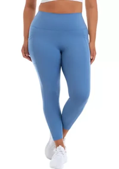 Plus High Rise Ankle Leggings