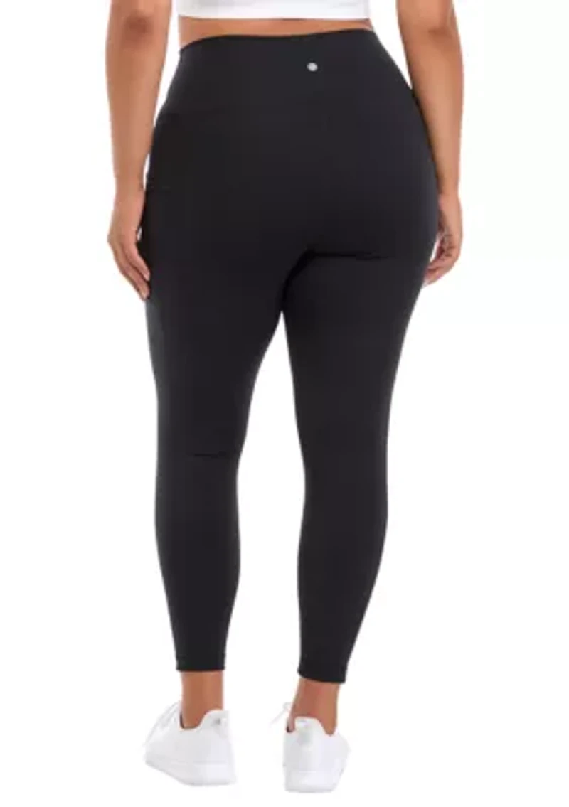 Plus High Rise Ankle Leggings