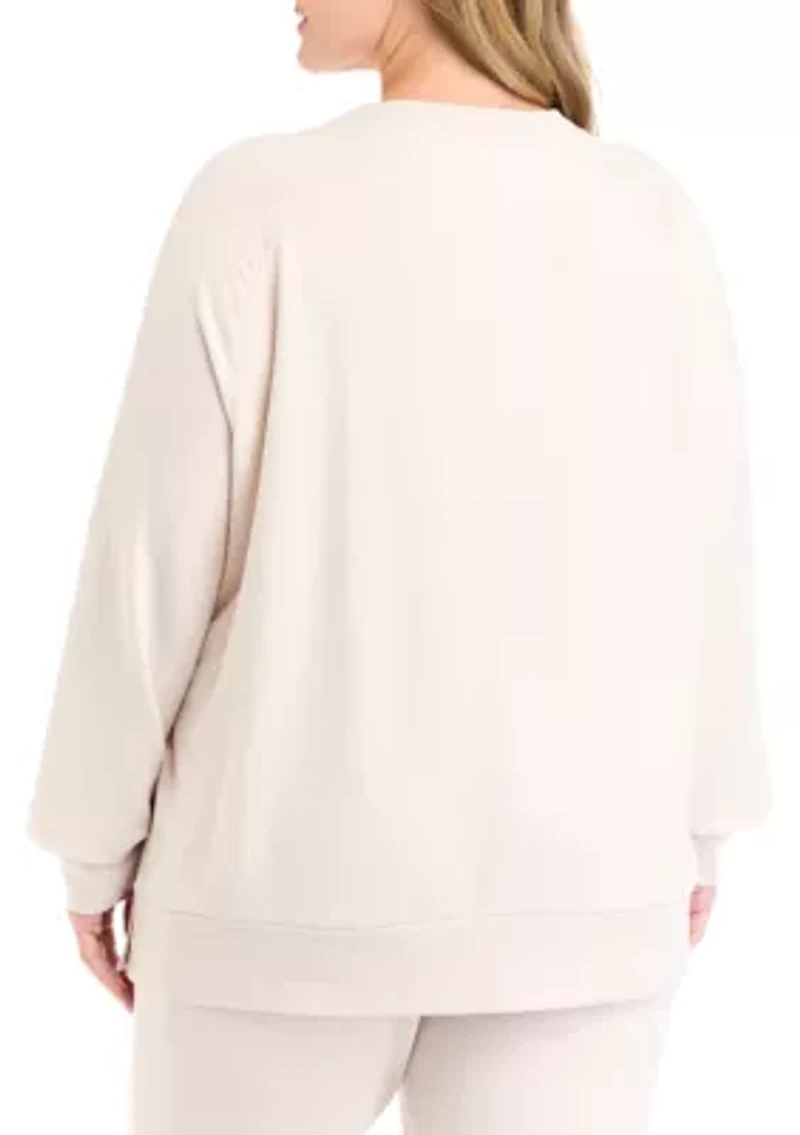 Plus Terry Brushed Sophie Sweatshirt