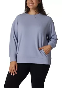 Plus Scruba Rib Crew Pullover