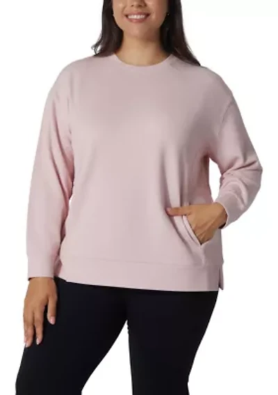 Plus Scruba Rib Crew Pullover