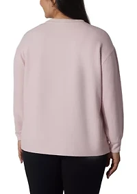 Plus Scruba Rib Crew Pullover