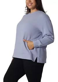 Plus Scruba Rib Crew Pullover