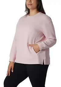 Plus Scruba Rib Crew Pullover