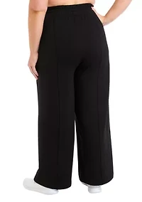 Plus High Rise Brushed Terry Pants