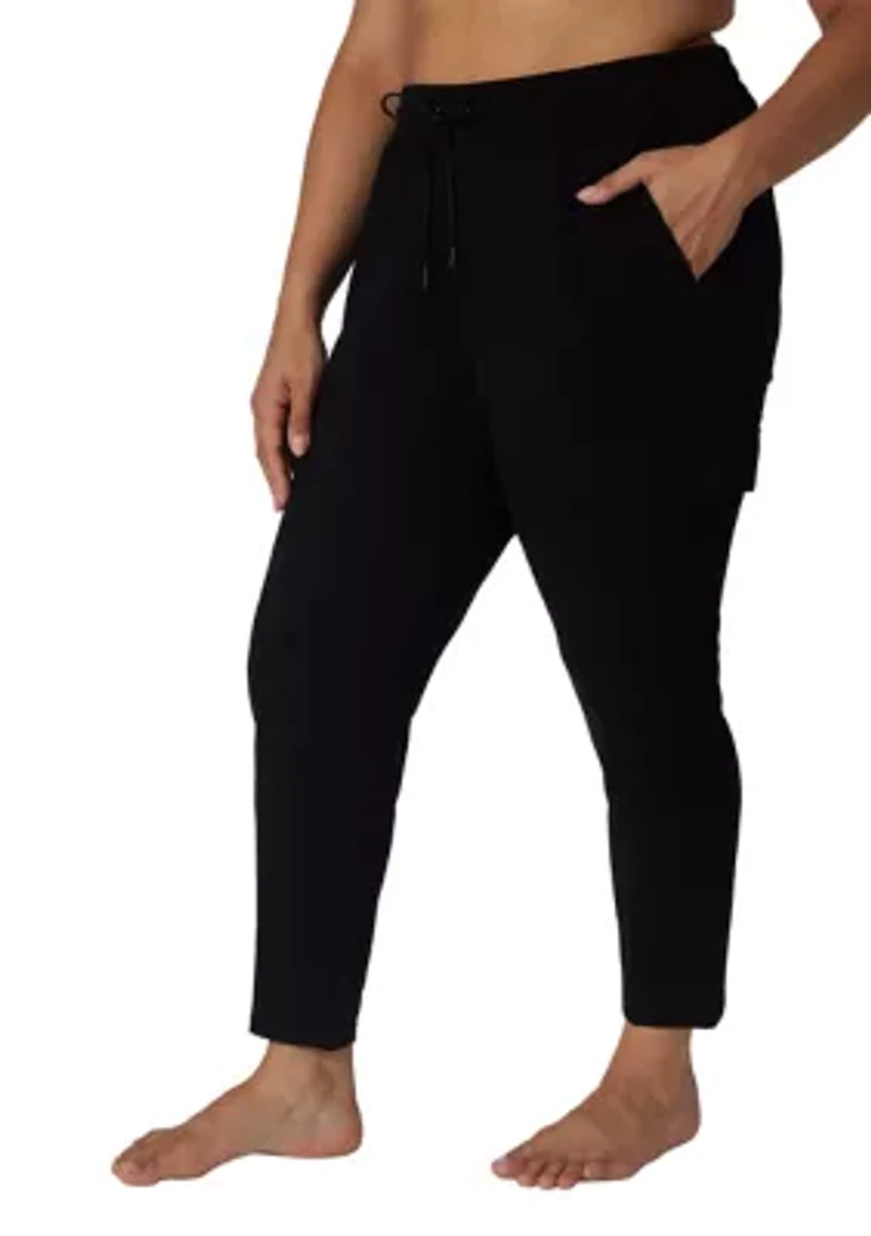 Plus Brushed Terry Tapered Pants