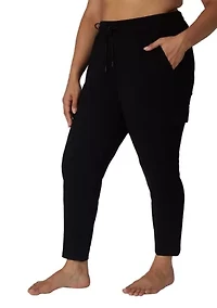 Plus Brushed Terry Tapered Pants