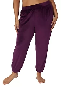 Plus Velour Hannah Joggers