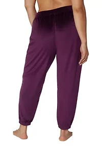 Plus Velour Hannah Joggers
