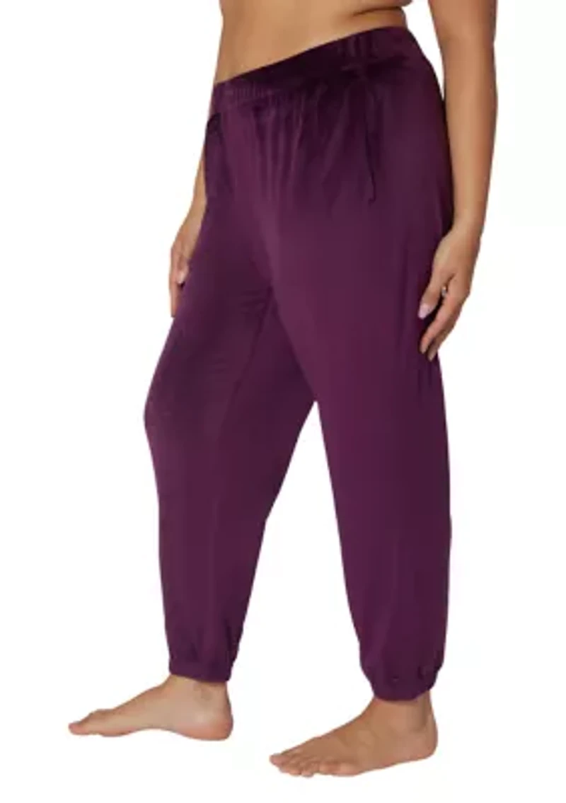 Plus Velour Hannah Joggers